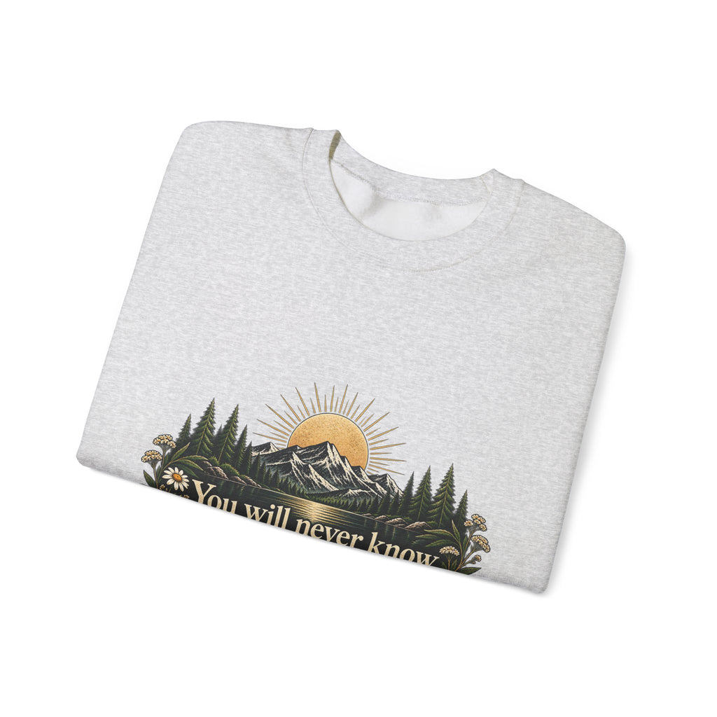 You Will Never Know The Violence It Took To Become This Peaceful - Crewneck Sweatshirt