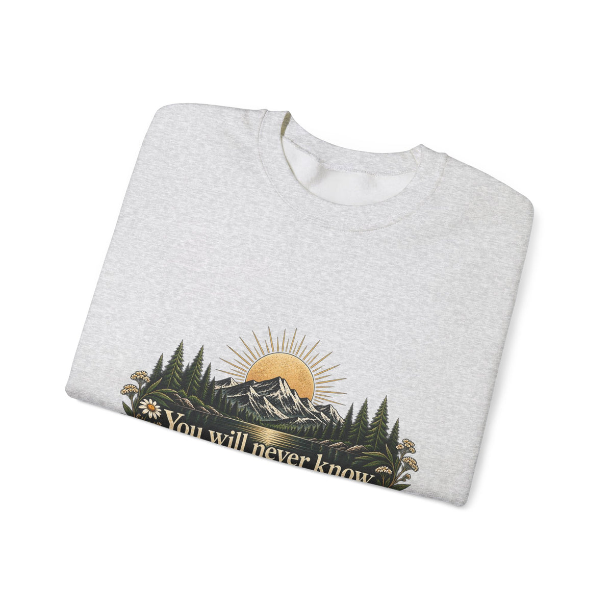 You Will Never Know The Violence It Took To Become This Peaceful - Crewneck Sweatshirt