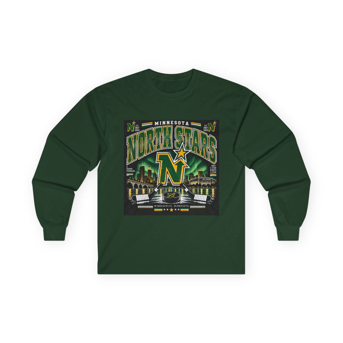 Minnesota North Stars Classic - Unisex Ultra Cotton Long Sleeve Tee