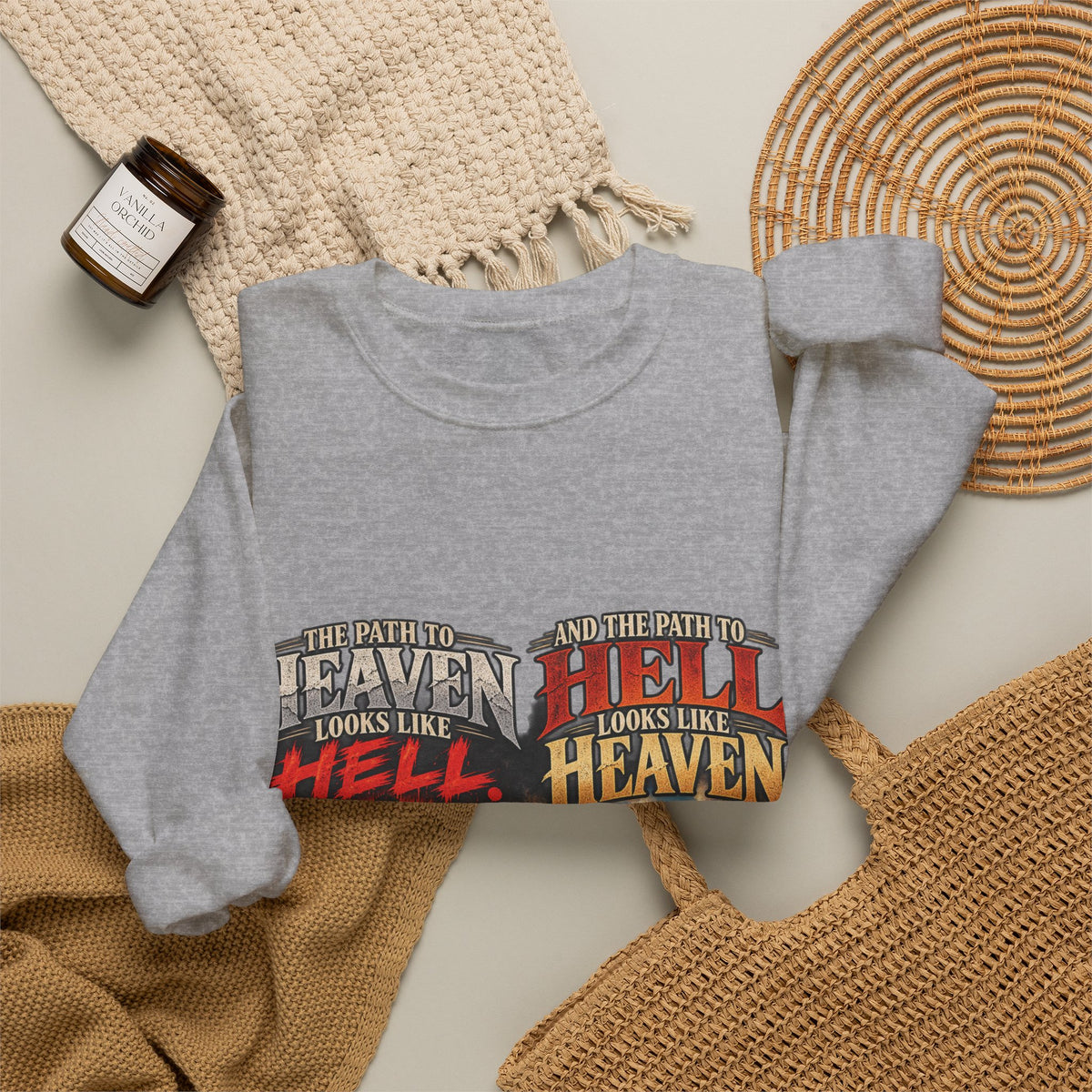 Path To Heaven Path To Hell - Crewneck Sweatshirt