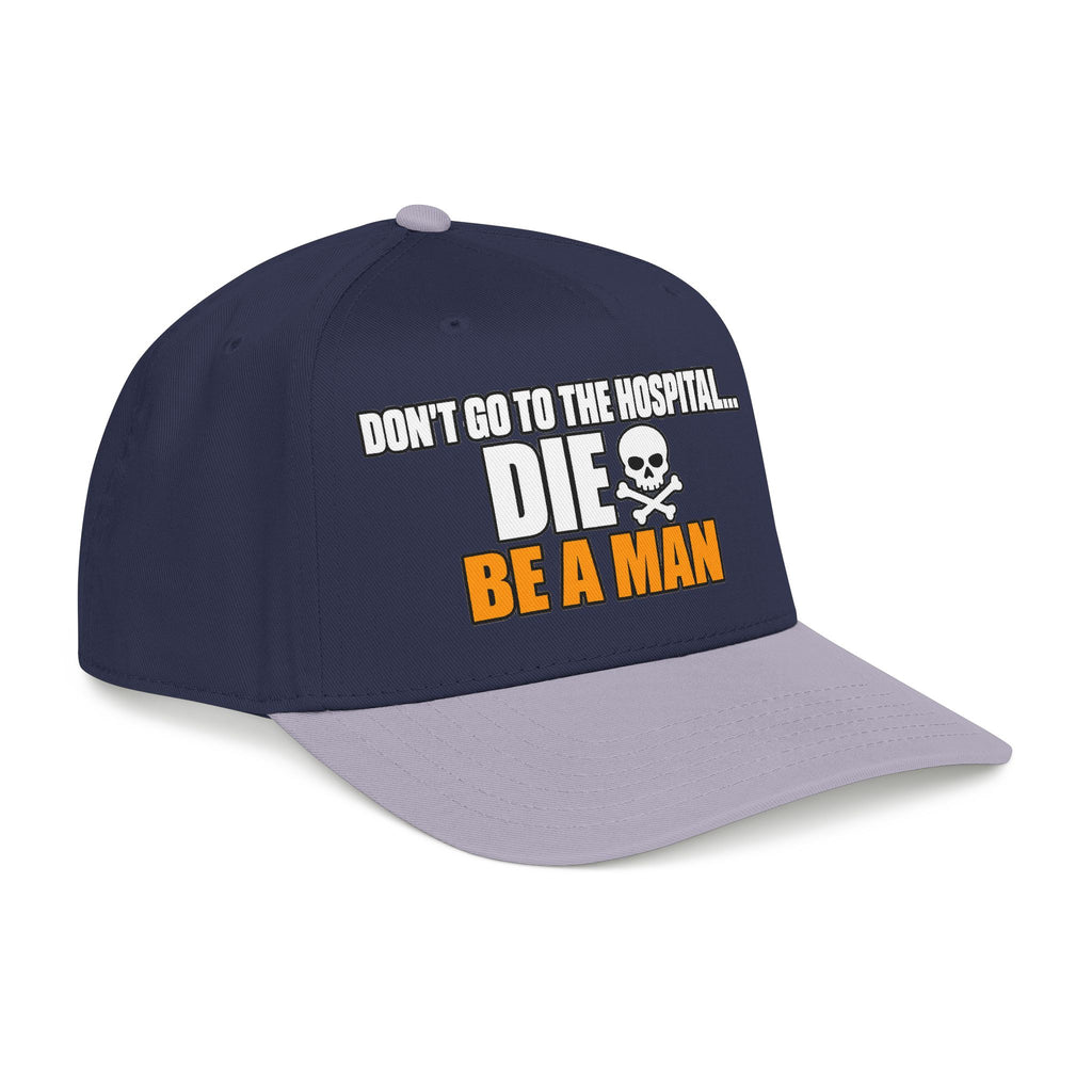 Dont Go to the Hospital - White Outlined - OTTO Baseball Hat