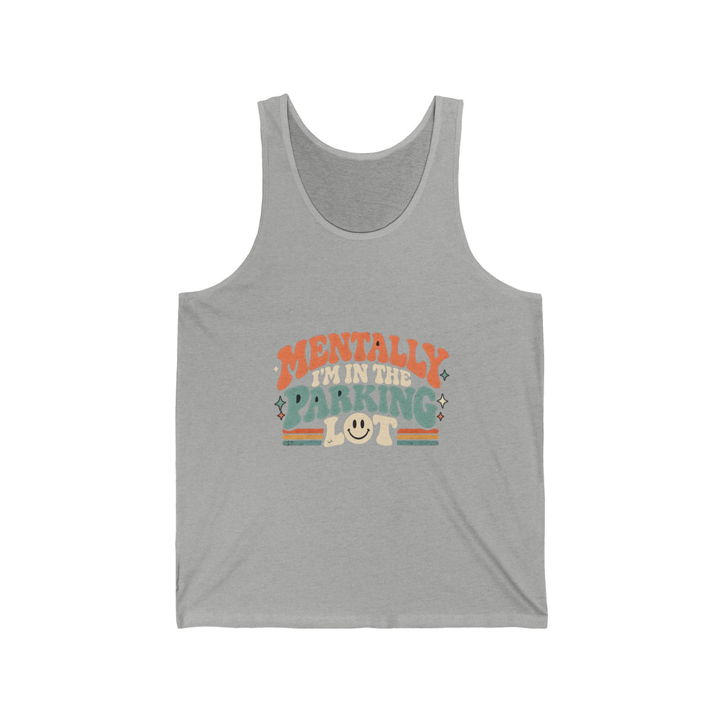 Secretly Plotting Dark Parking - Athletic Tank