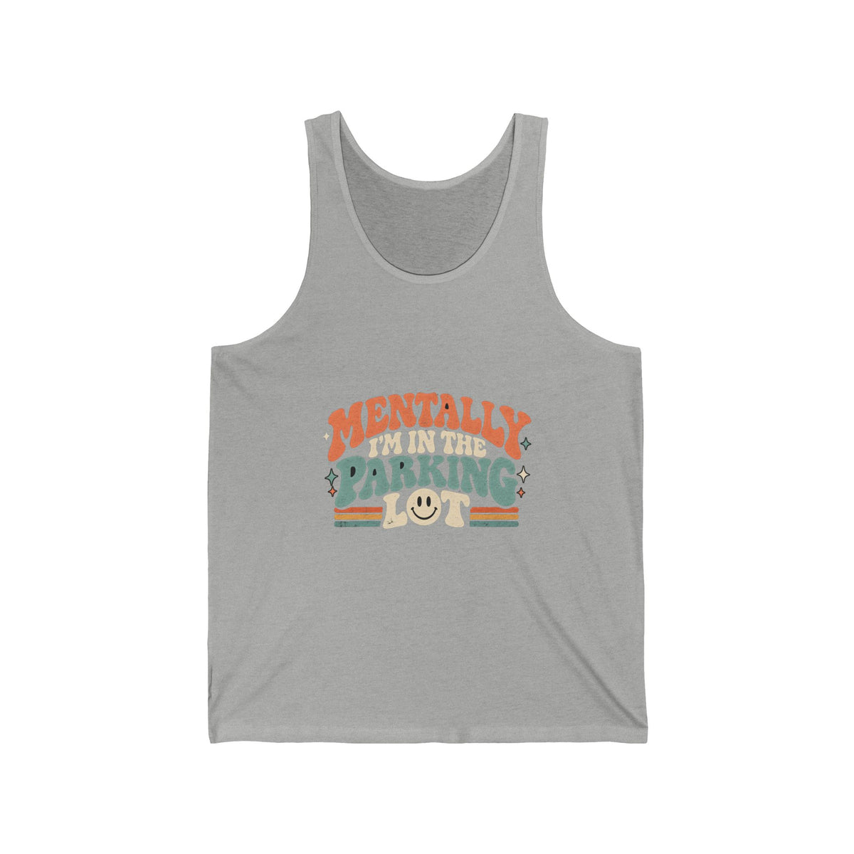 Secretly Plotting Dark Parking - Athletic Tank