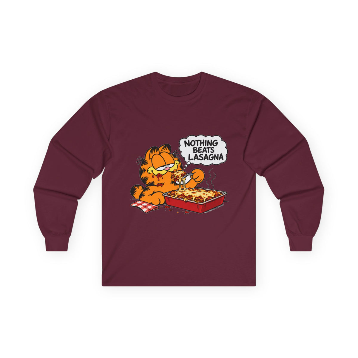 Nothing Beats Lasagna - Unisex Ultra Cotton Long Sleeve Tee