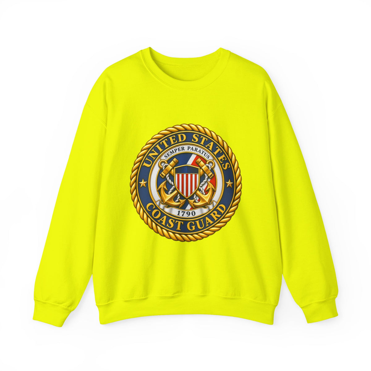 U.S. Coast Guard Emblem - Crewneck Sweatshirt