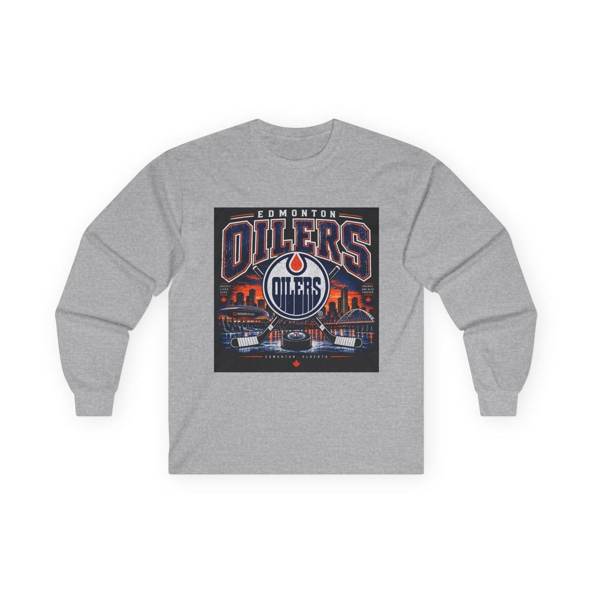 Edmonton Oilers Hockey Pride - Unisex Ultra Cotton Long Sleeve Tee