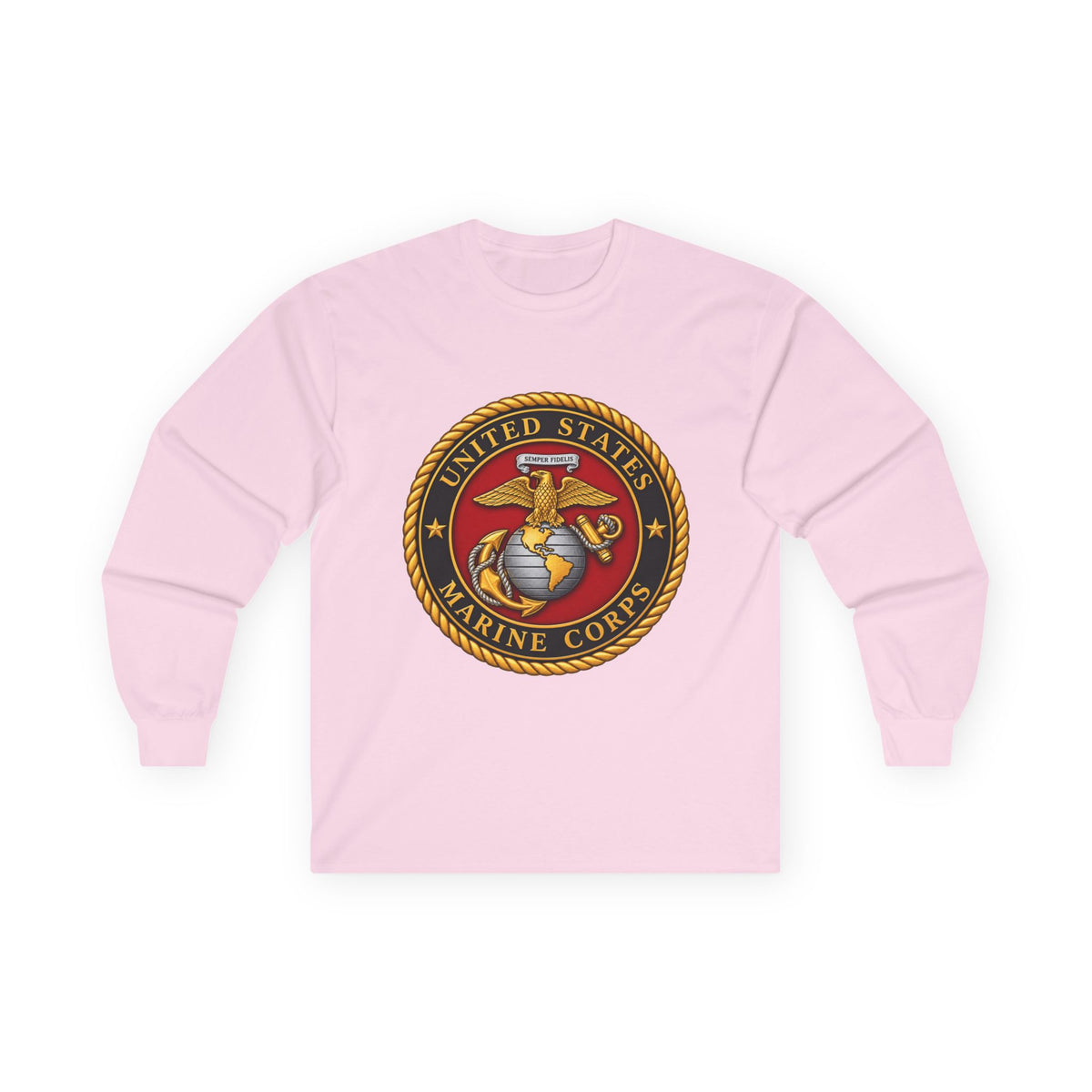 U.S. Marine Corps Emblem - Unisex Ultra Cotton Long Sleeve Tee