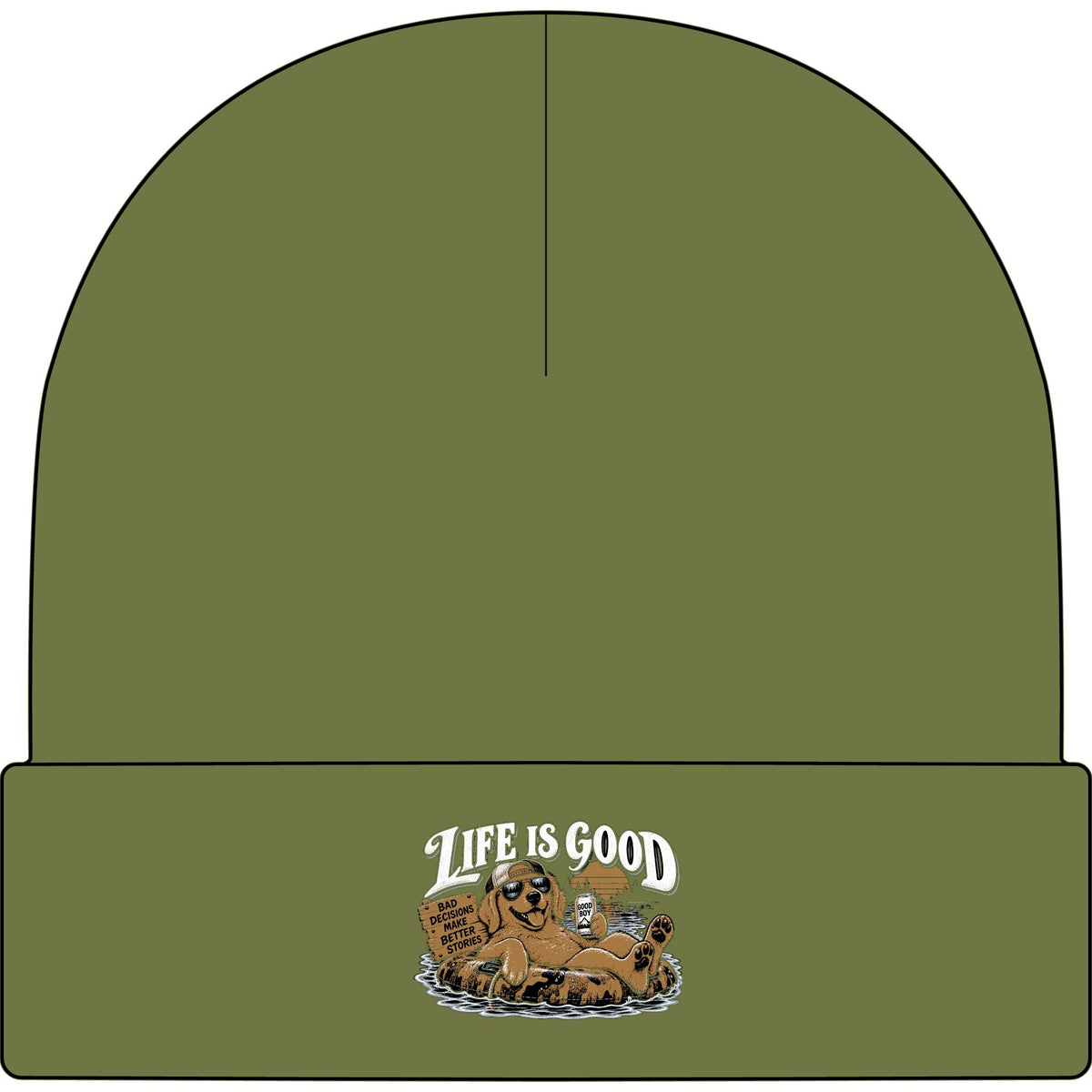 Life is Good Floatin' - AS Colour 1107 Cuff Beanie