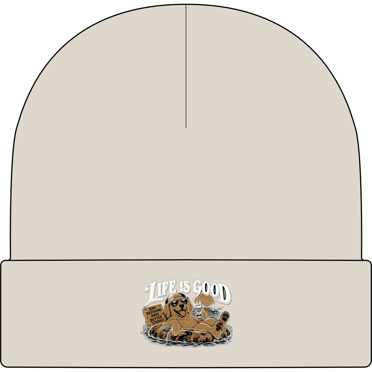 Life is Good Floatin' - AS Colour 1107 Cuff Beanie