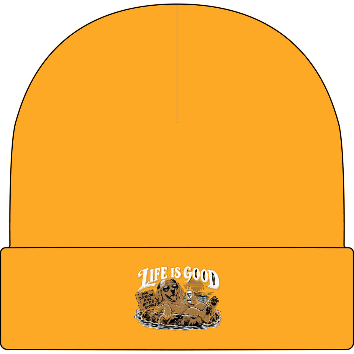 Life is Good Floatin' - AS Colour 1107 Cuff Beanie