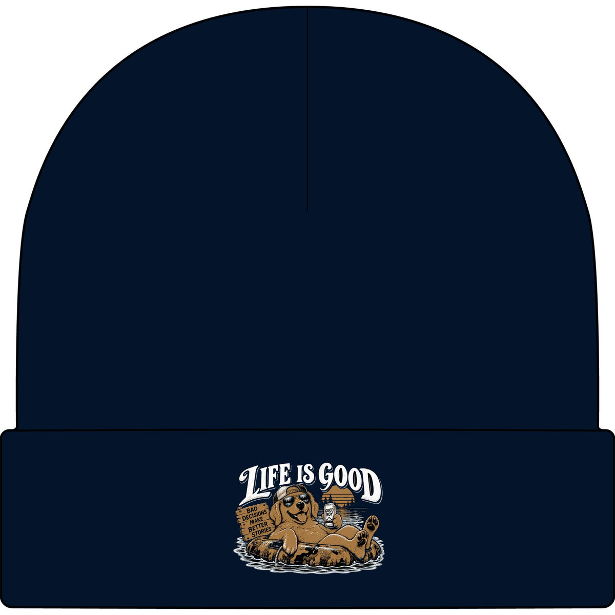 Life is Good Floatin' - AS Colour 1107 Cuff Beanie
