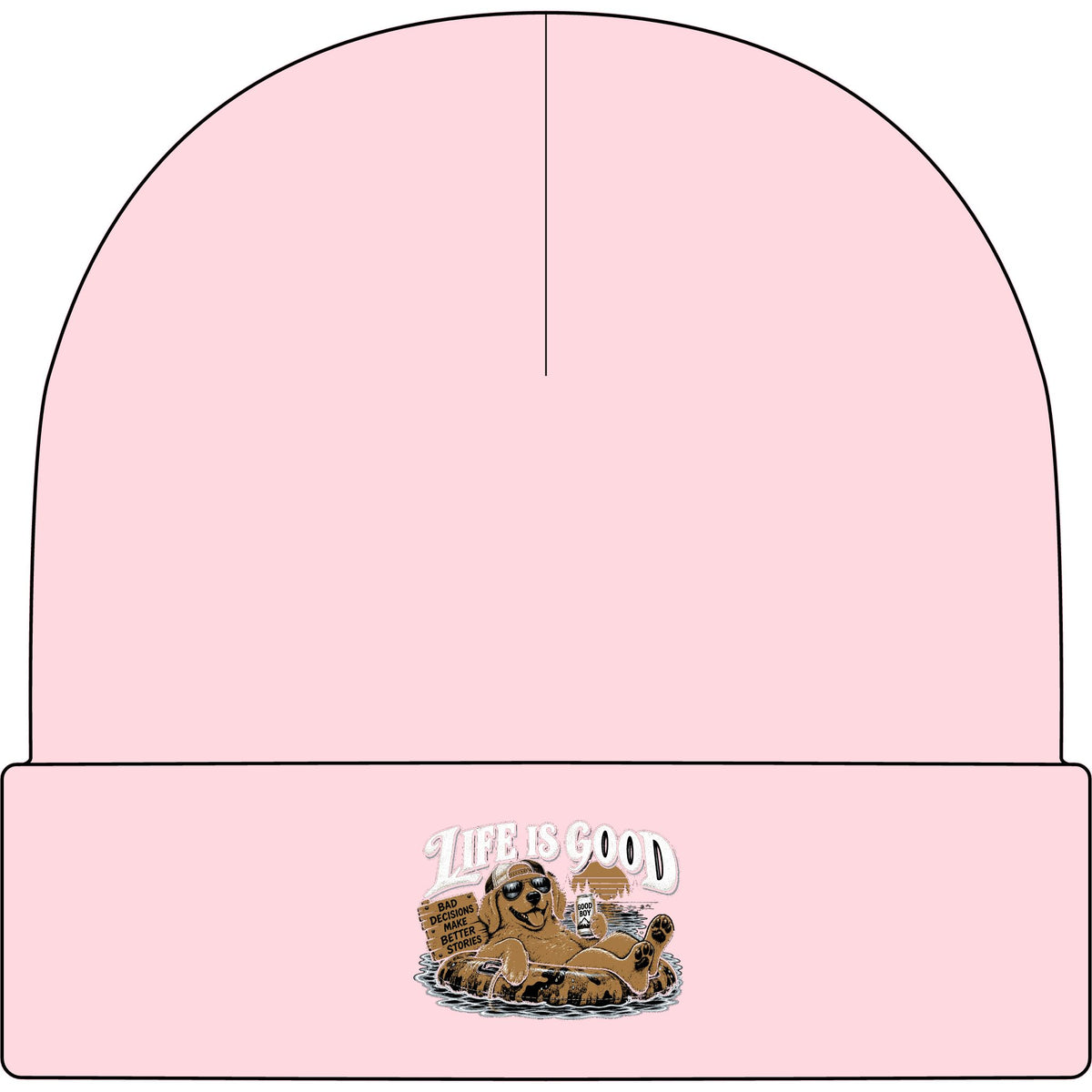Life is Good Floatin' - AS Colour 1107 Cuff Beanie