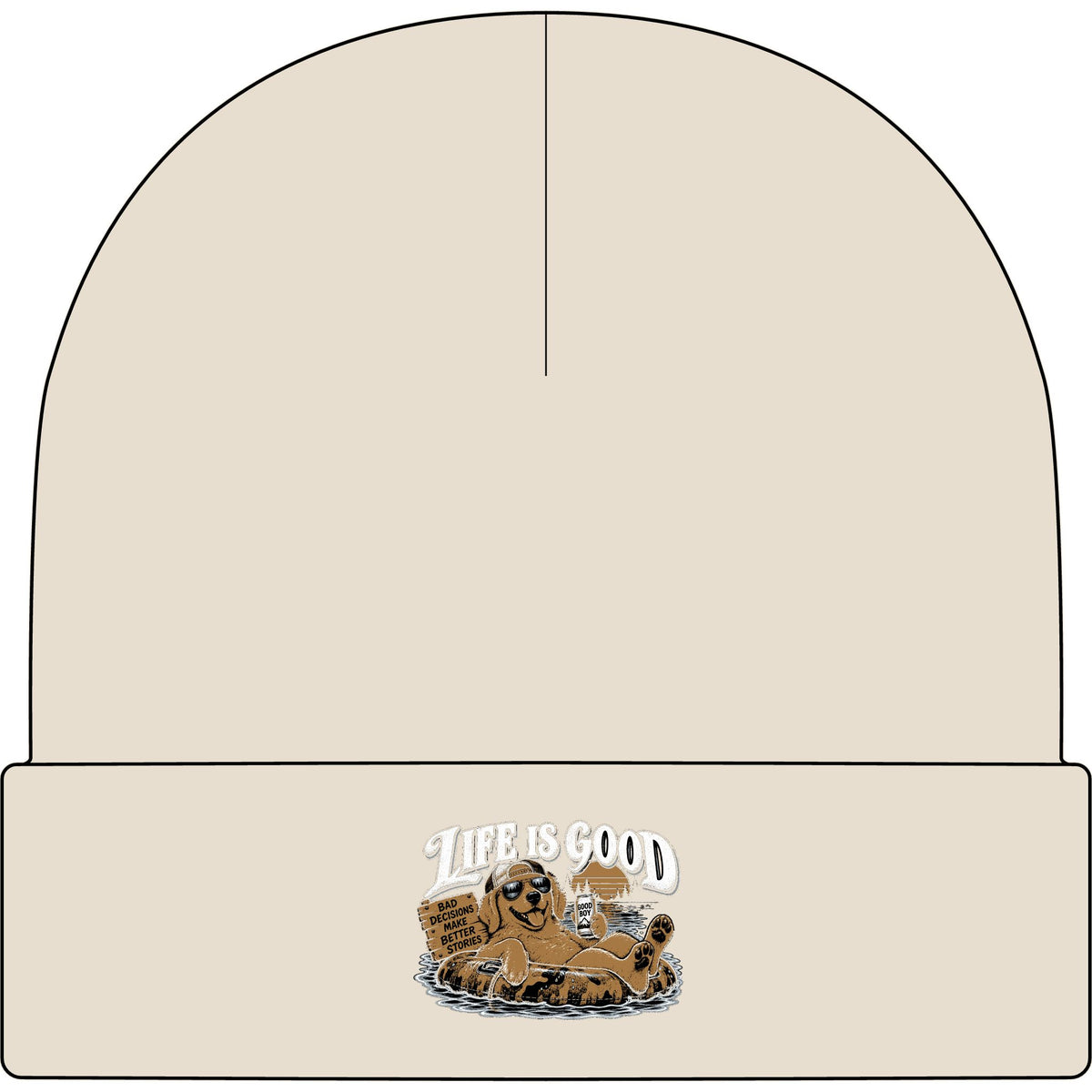 Life is Good Floatin' - AS Colour 1107 Cuff Beanie