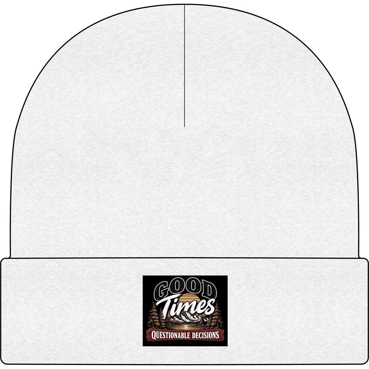 Good Times Questionable Decisions - AS Colour 1107 Cuff Beanie