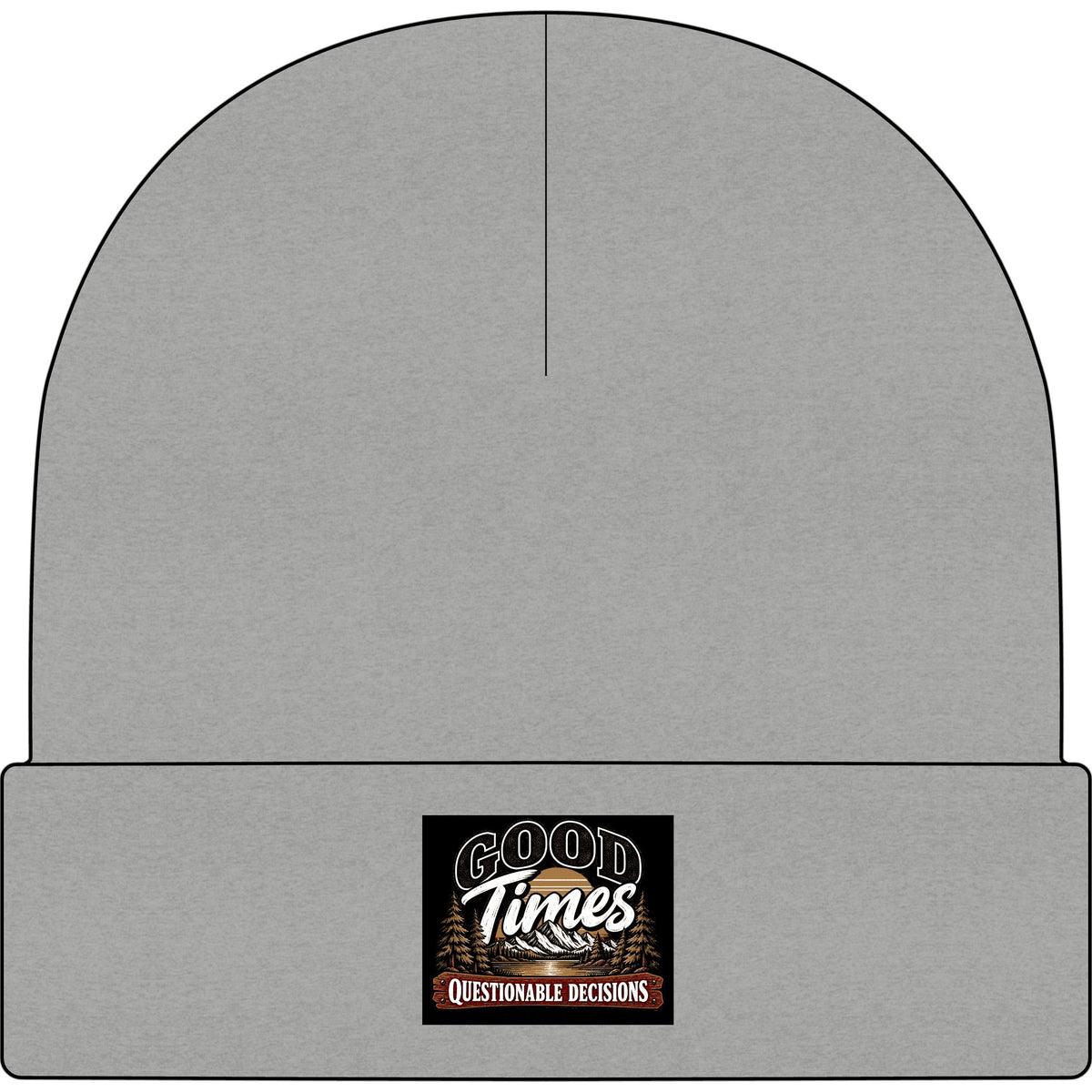 Good Times Questionable Decisions - AS Colour 1107 Cuff Beanie