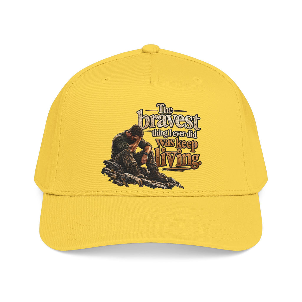 The Bravest Thing I Ever Did Was Keep Living - OTTO Baseball Hat