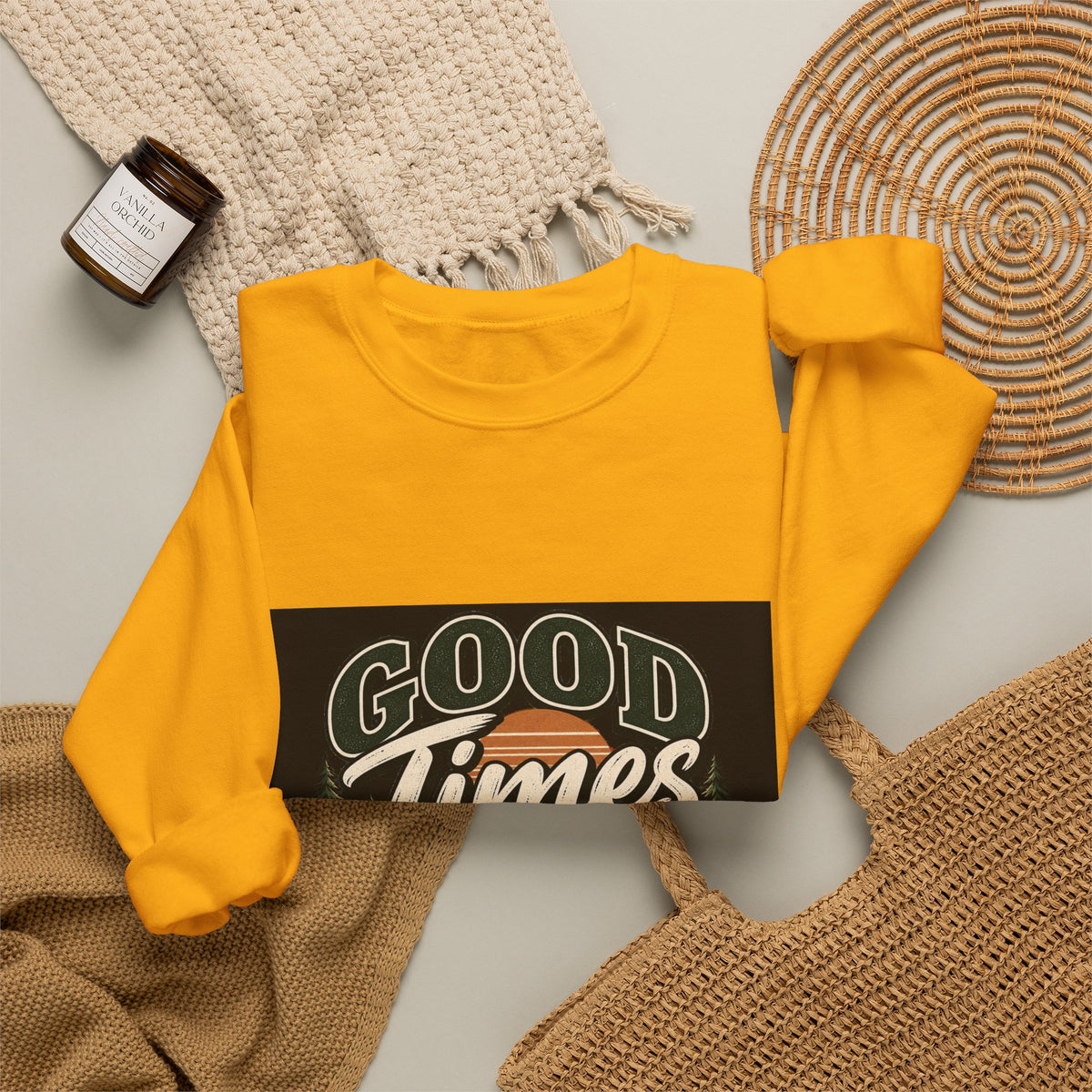 Good Times Questionable Decisions - Crewneck Sweatshirt
