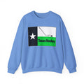 Texas Hockey Flag - Crewneck Sweatshirt