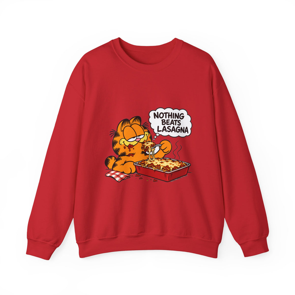 Nothing Beats Lasagna - Crewneck Sweatshirt
