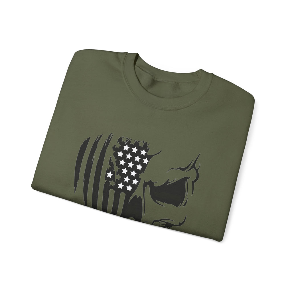 Stars, Stripes & Skulls - Crewneck Sweatshirt