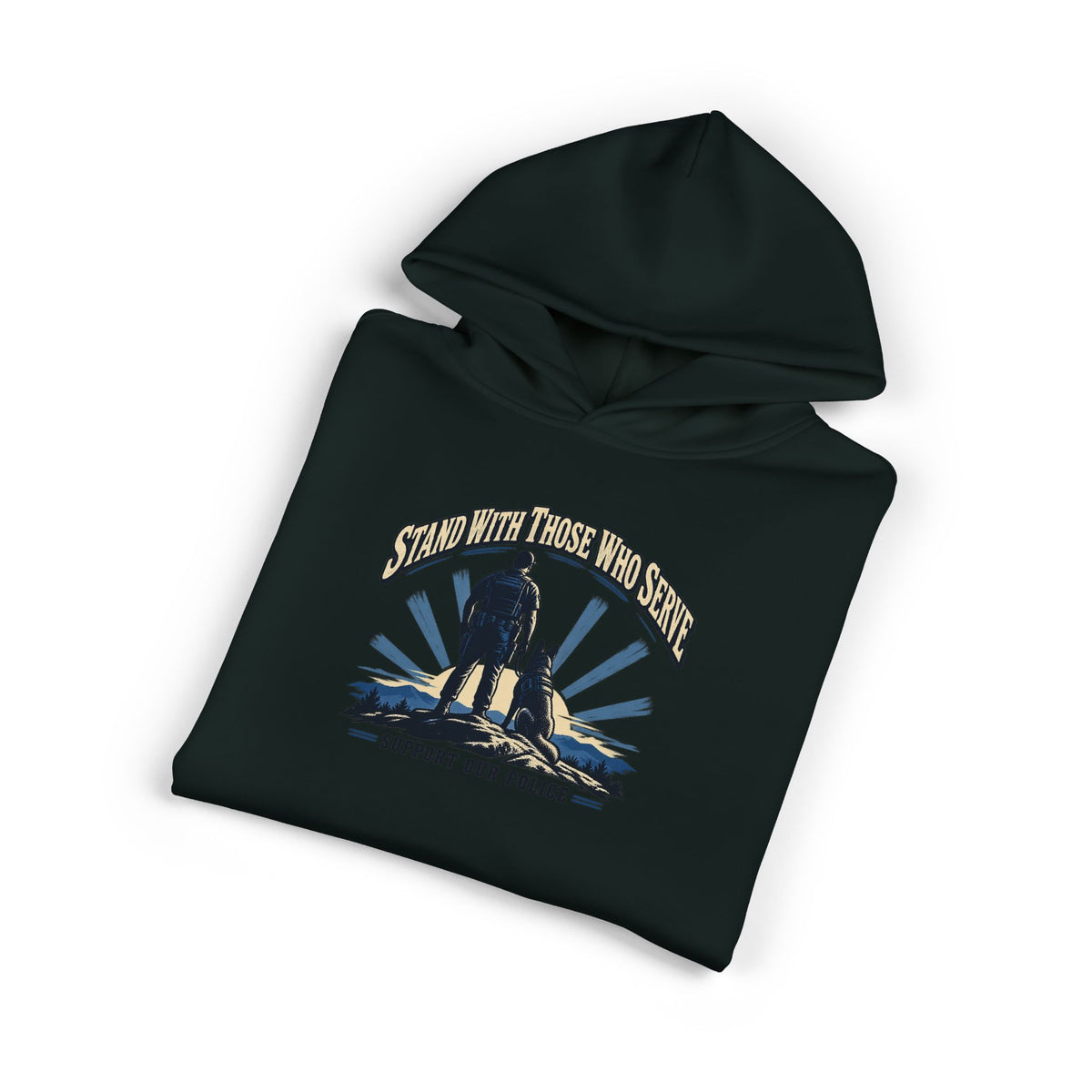Stand With Those Who Serve Police K9 - Hoodie