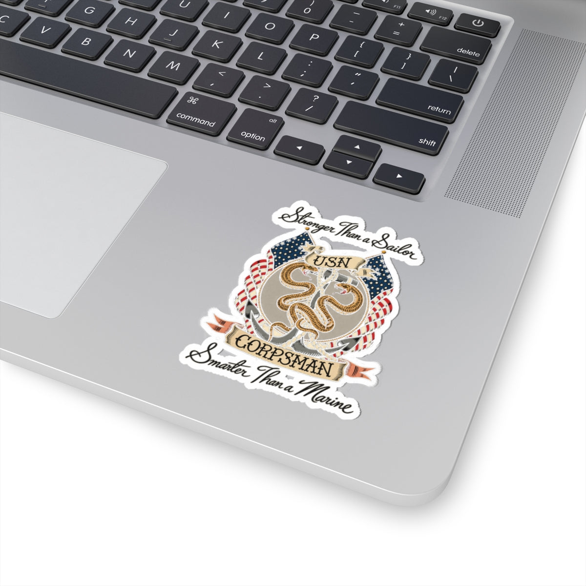 Corpsman Pride Crest - Kiss-Cut Sticker