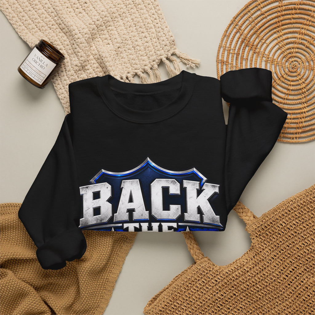 Back the Blue Shield - Crewneck Sweatshirt