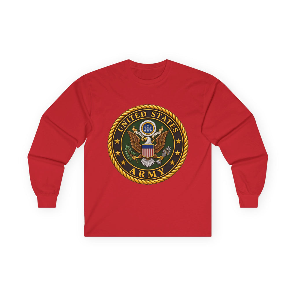 U.S. Army Emblem - Unisex Ultra Cotton Long Sleeve Tee