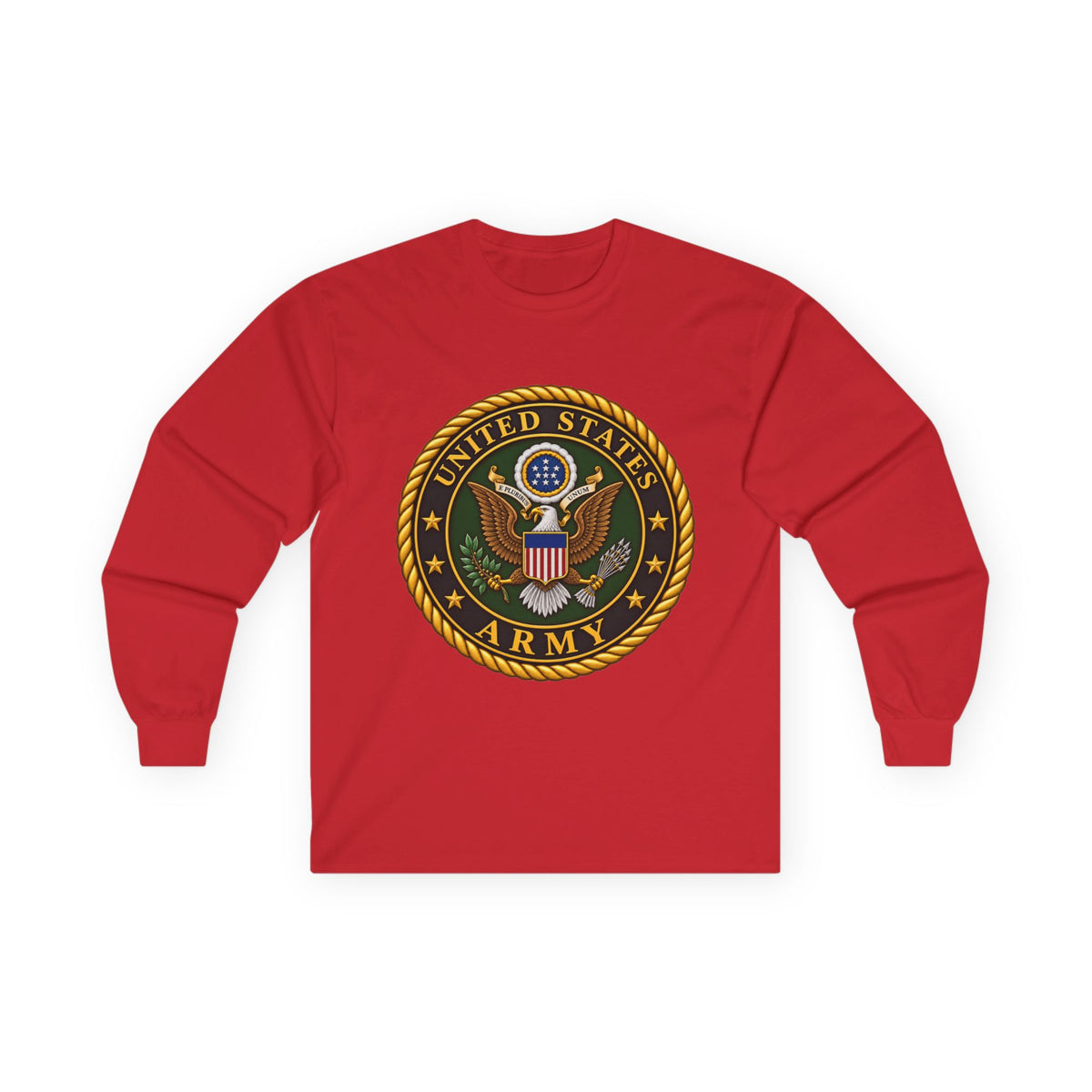 U.S. Army Emblem - Unisex Ultra Cotton Long Sleeve Tee