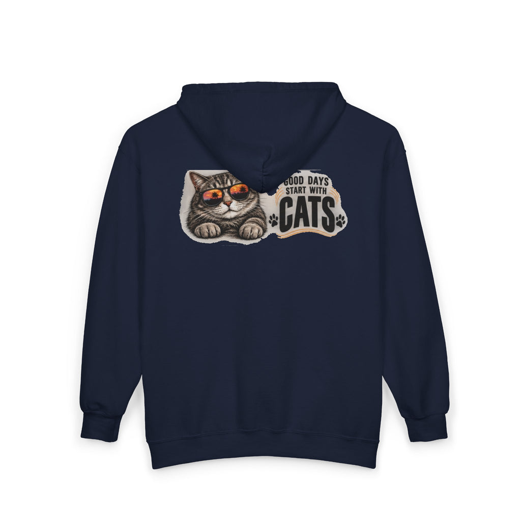 Cat Lover - Full-Zip Hooded Sweatshirt