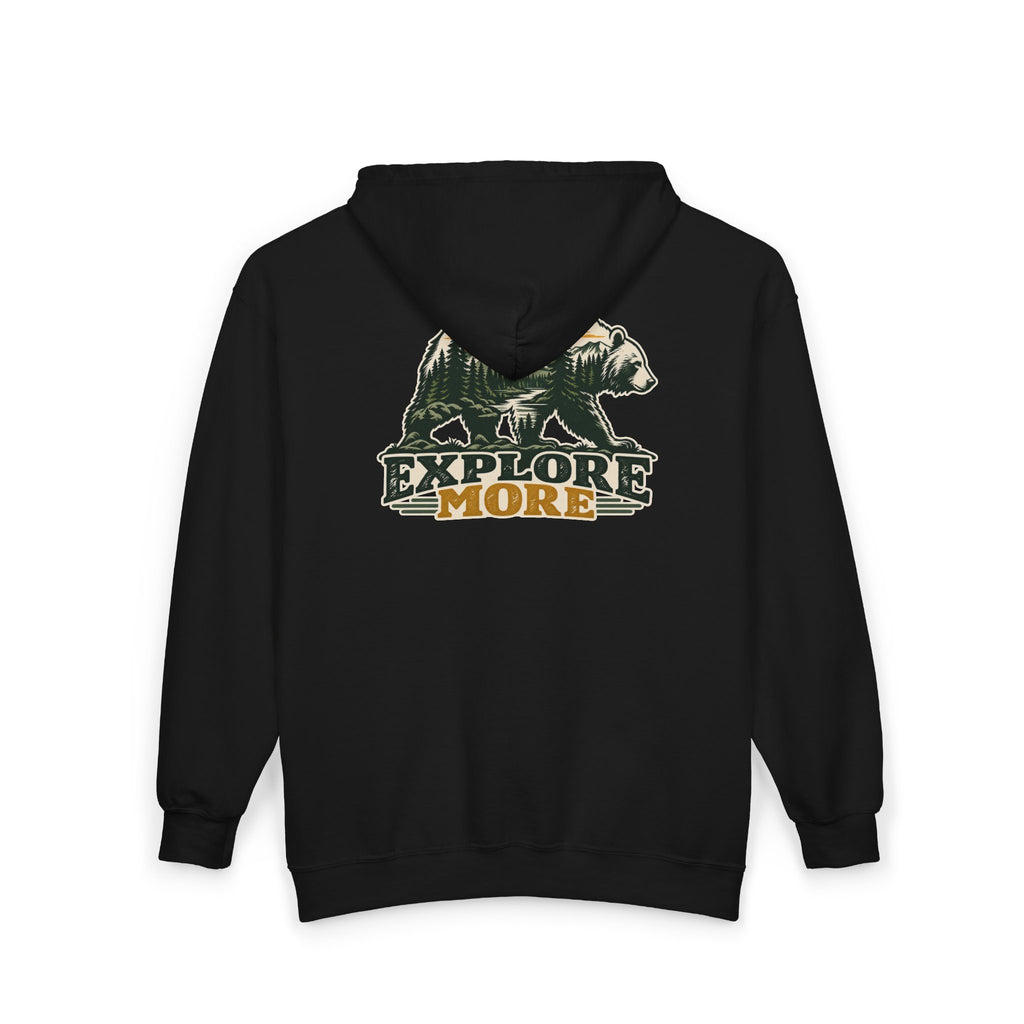 Explore More Bear - Full-Zip Hooded Sweatshirt