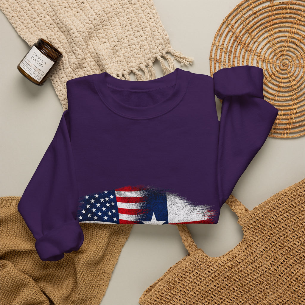 American by Birth, Texan by Choice - Crewneck Sweatshirt