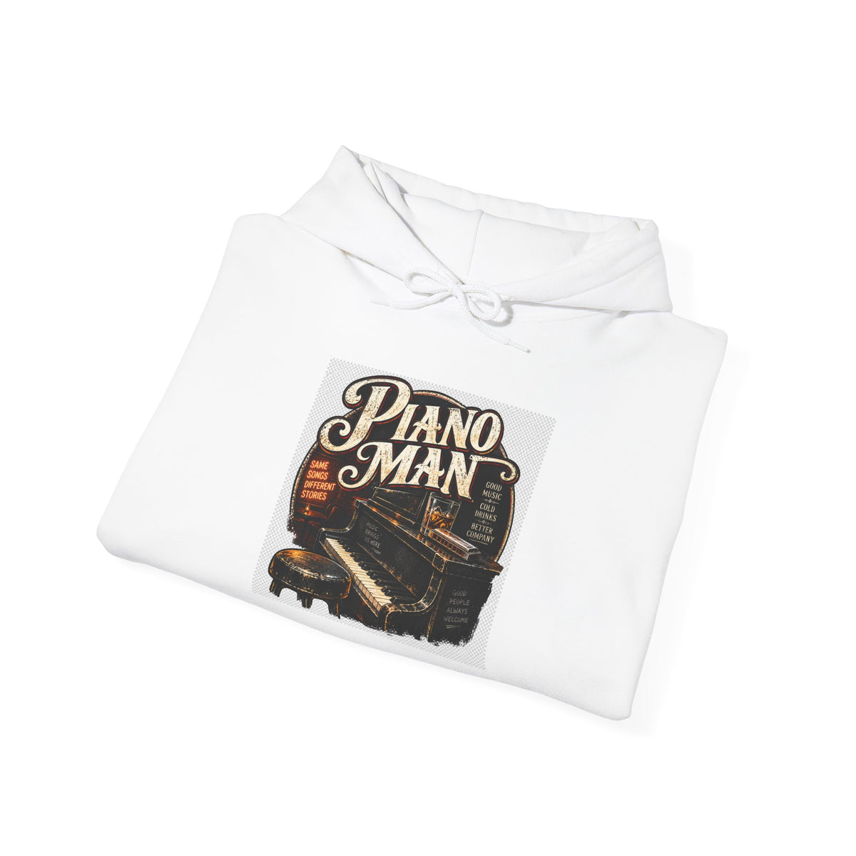 Piano Man Retro Bar - Hoodie