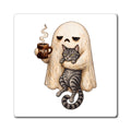Meh Ghost and Gray Tabby Cat - Magnet