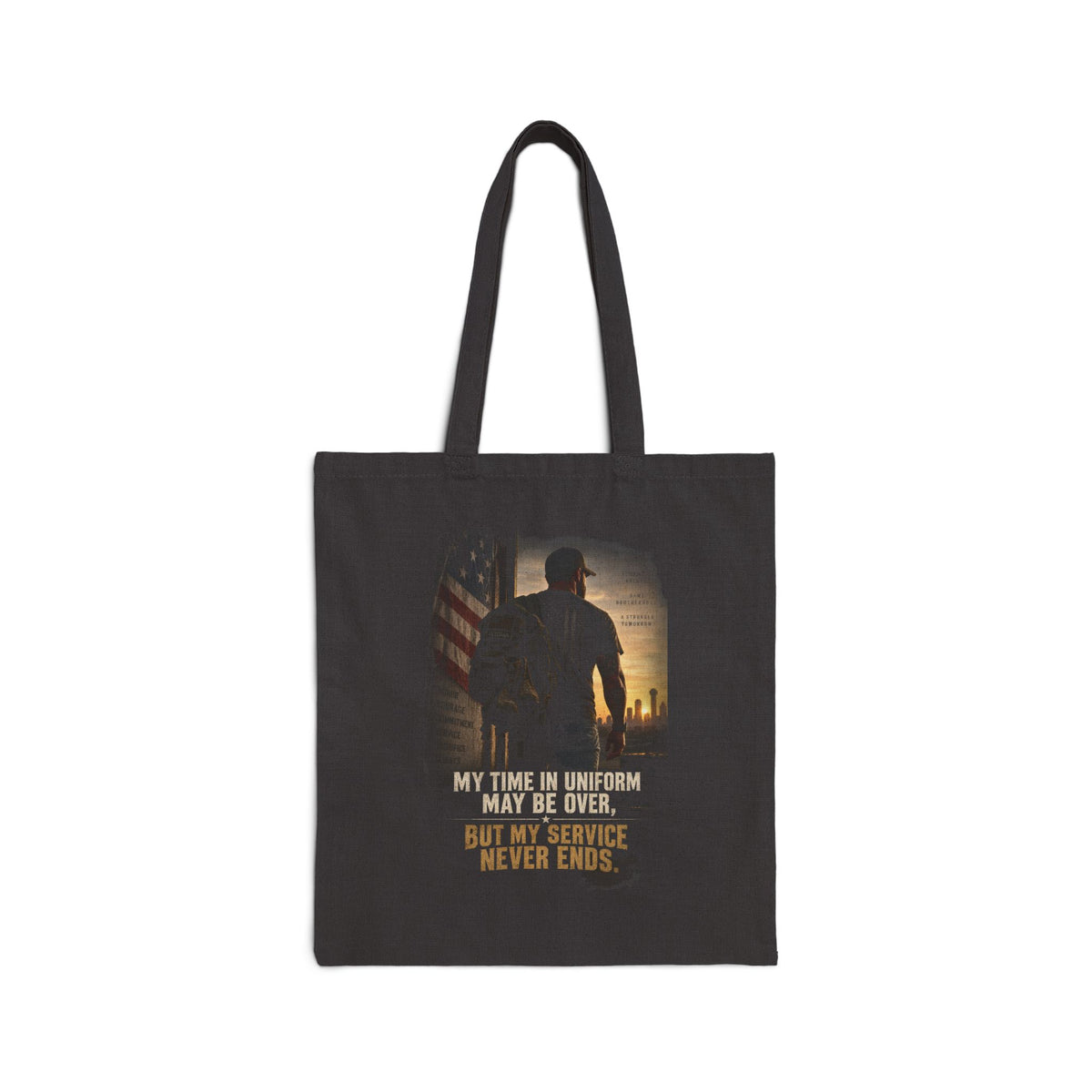 Service Never Ends - Canvas Tote
