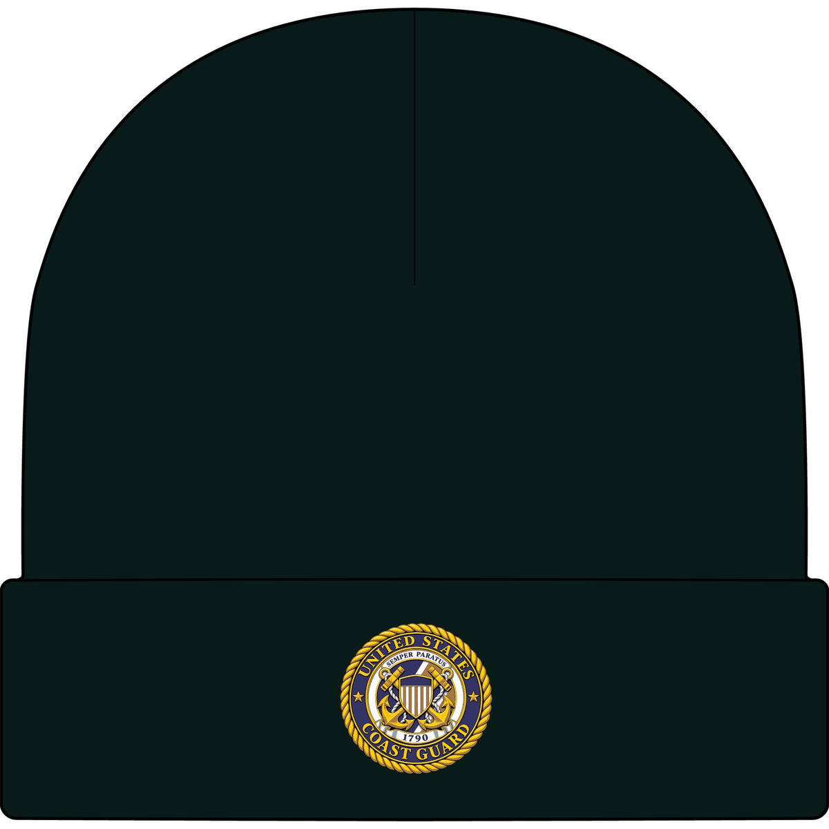 U.S. Coast Guard Emblem - AS Colour 1107 Cuff Beanie