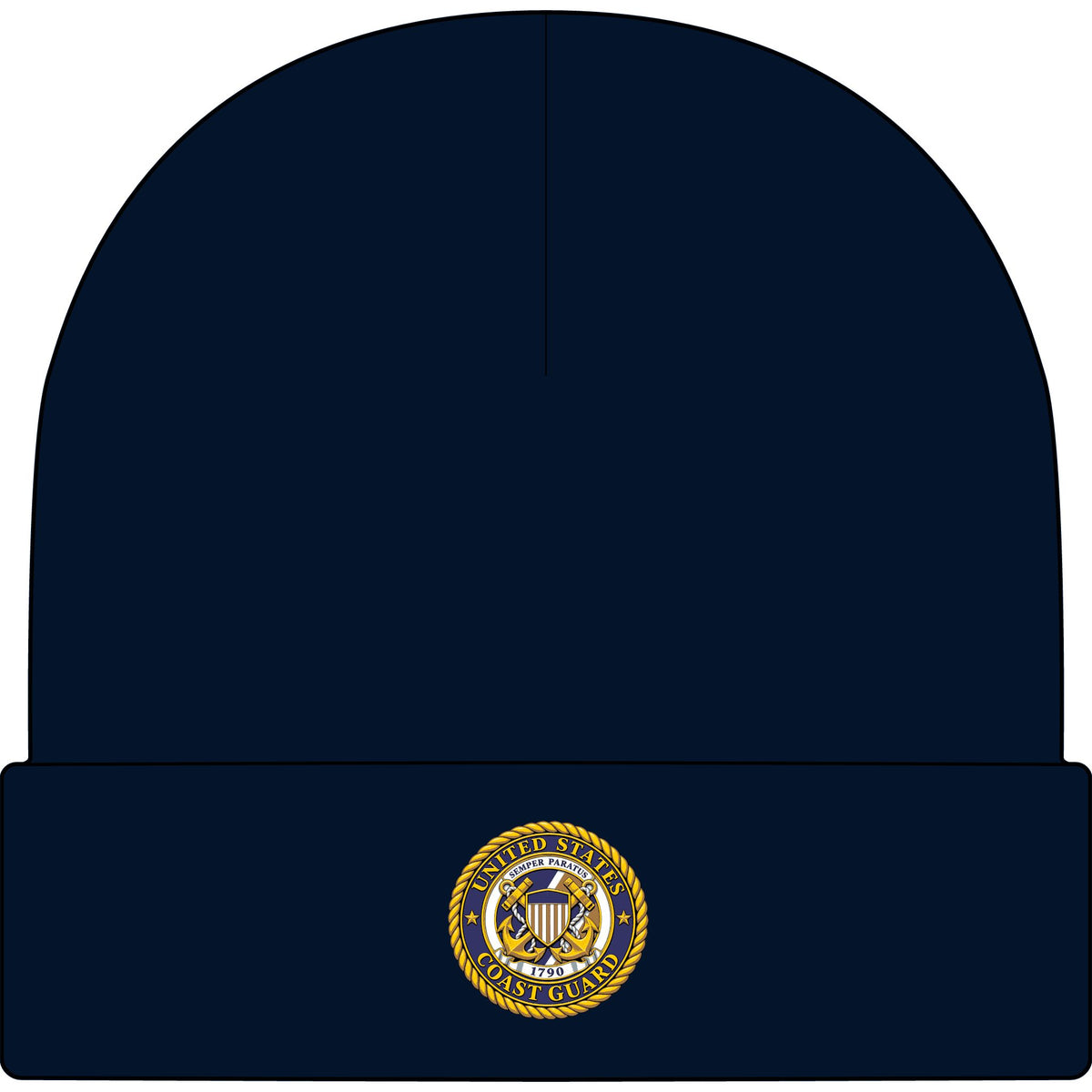 U.S. Coast Guard Emblem - AS Colour 1107 Cuff Beanie