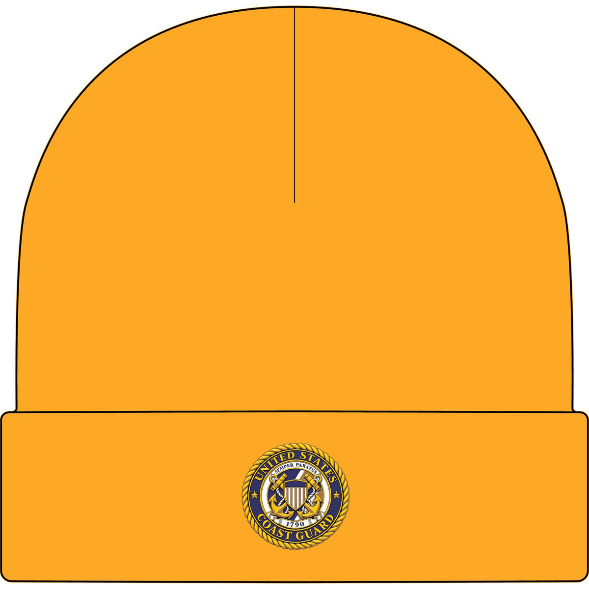U.S. Coast Guard Emblem - AS Colour 1107 Cuff Beanie