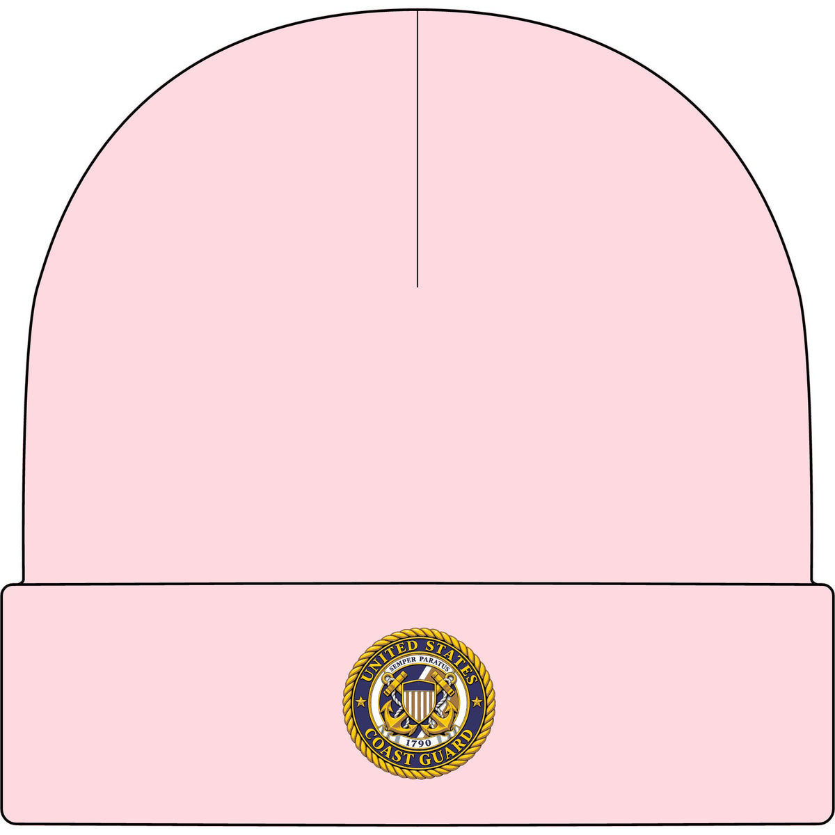 U.S. Coast Guard Emblem - AS Colour 1107 Cuff Beanie