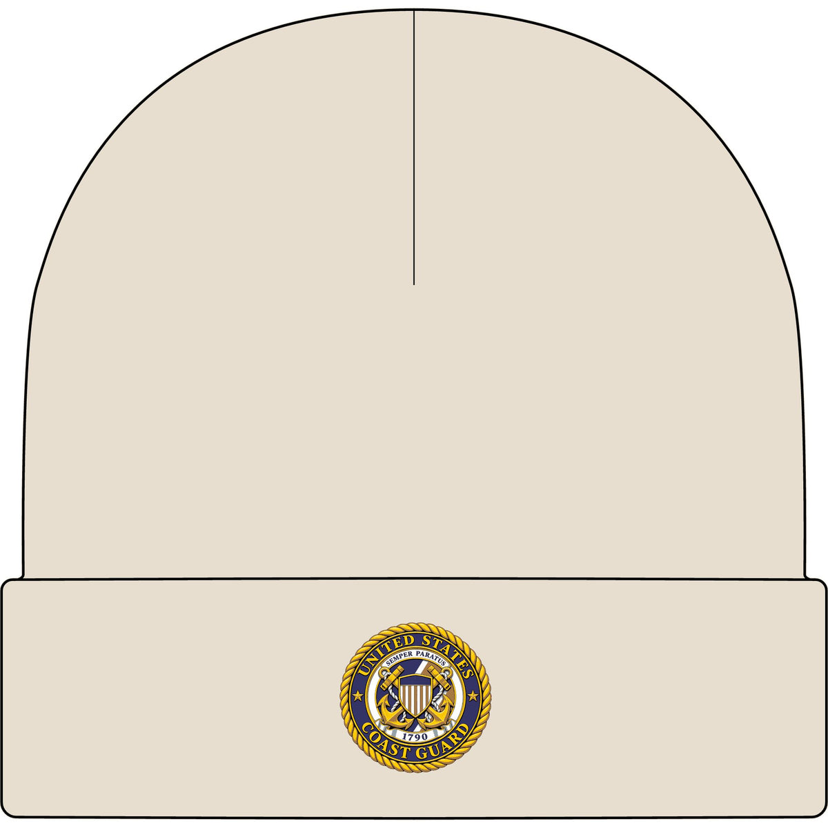 U.S. Coast Guard Emblem - AS Colour 1107 Cuff Beanie