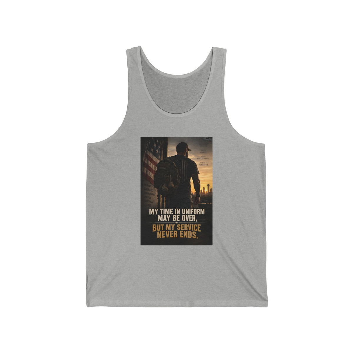 Service Never Ends - Athletic Tank