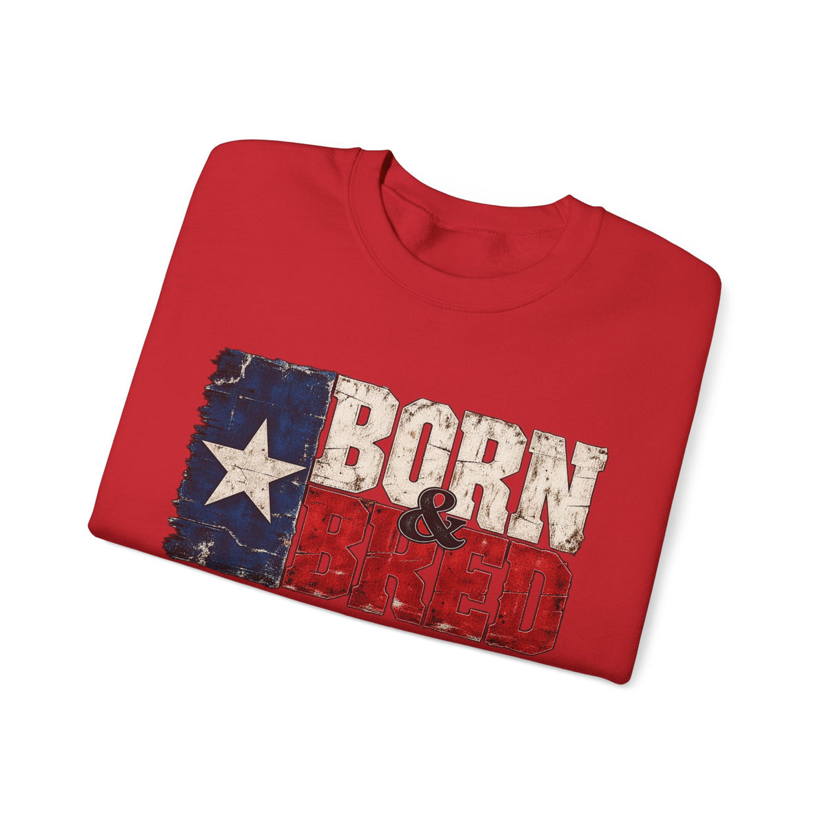 Texas Born and Bred - Crewneck Sweatshirt