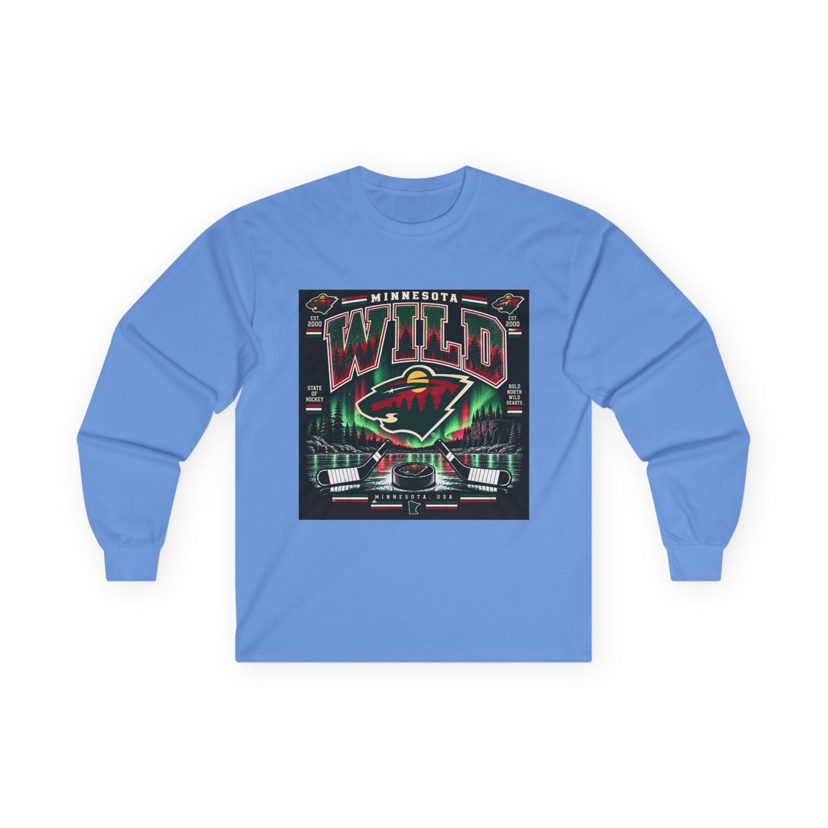 Wild North Hockey Tee - Unisex Ultra Cotton Long Sleeve Tee