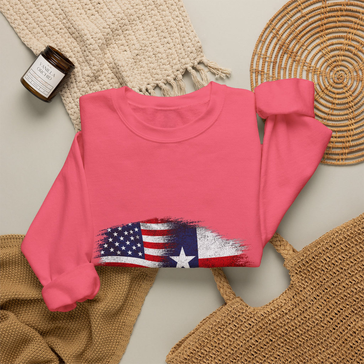 American by Birth, Texan by Choice - Crewneck Sweatshirt