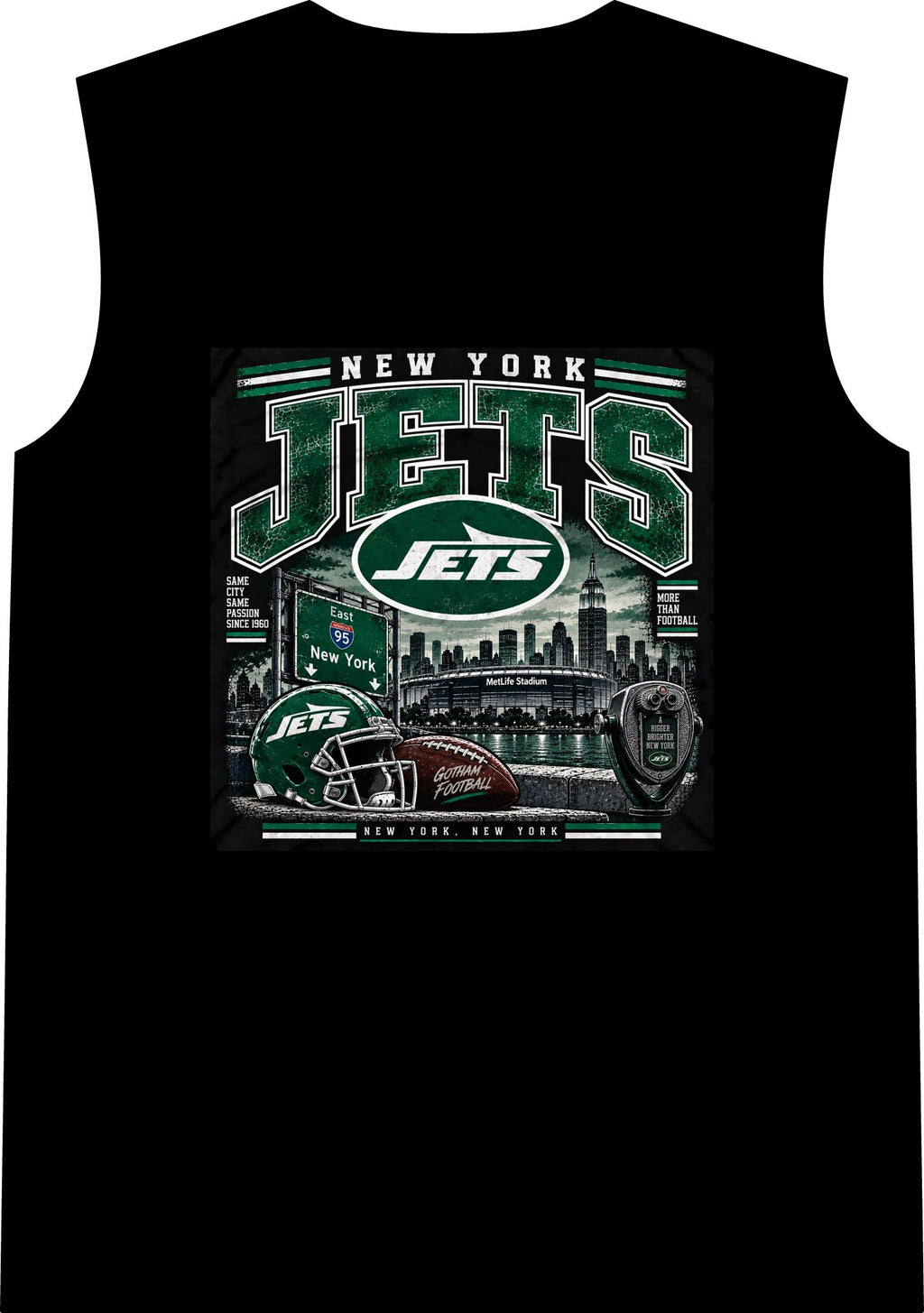 New York Jets Skyline - Classic Tank
