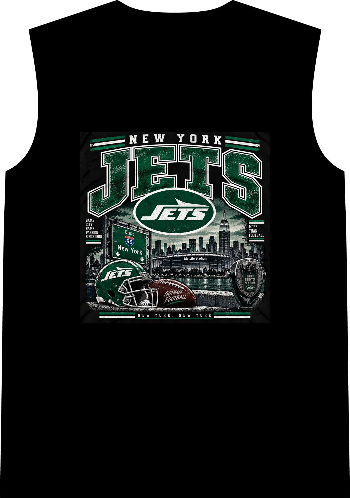 New York Jets Skyline - Classic Tank