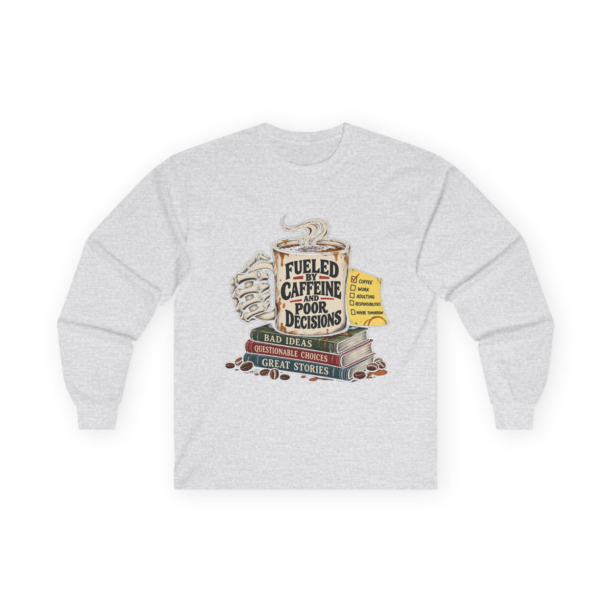 Fueled by Caffeine - Unisex Ultra Cotton Long Sleeve Tee