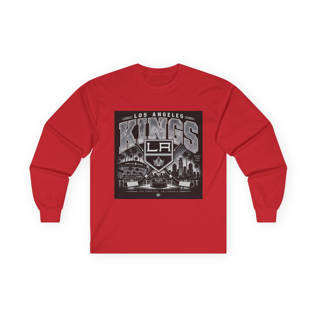 LA Kings Hockey Lives Here - Unisex Ultra Cotton Long Sleeve Tee
