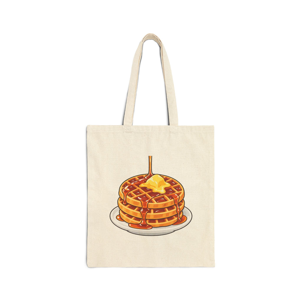 Cartoon Waffles - Canvas Tote