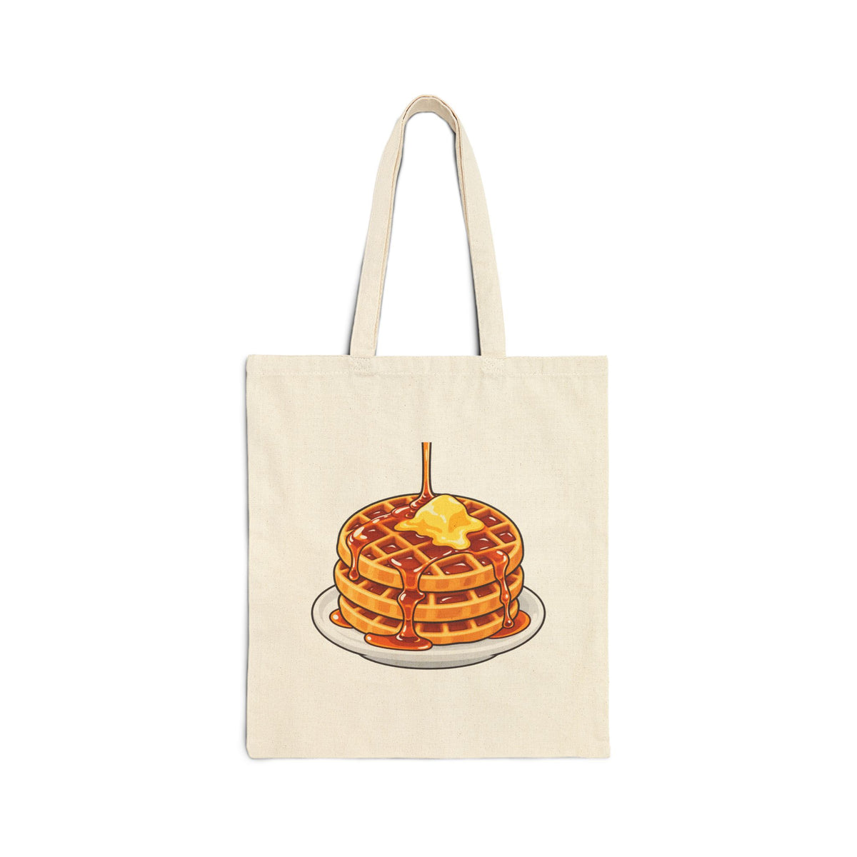 Cartoon Waffles - Canvas Tote